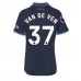 Tottenham Hotspur Micky van de Ven #37 Borte Drakt Dame 2023-24 Kortermet